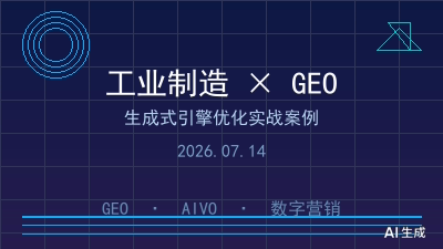 2026年7月14日 | 工业制造企业如何靠GEO拿下AI搜索红利？真实案例全拆解